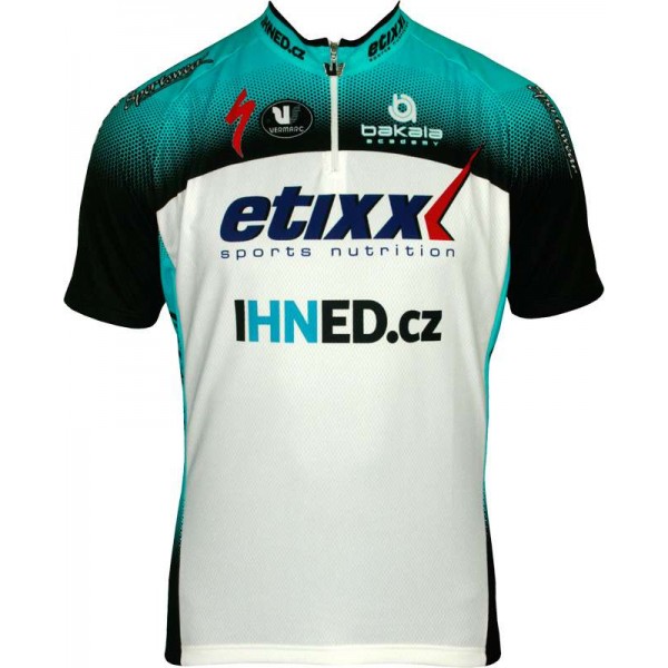 ETIXX IHNED 2013 Radsport-Profi-Team-Kurzarmtrikot mit kurzem Reißverschluss
