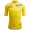 Übergröße Tour de France 2023 gelbes Trikot (maillot jaune, Gesamtführender) Radtrikot kurzarm