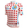Tour de France 2023 gepunktetes Trikot (maillot pois, Bergtrikot) Radtrikot kurzarm