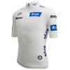 Tour de France 2023 weißes Trikot (maillot blanc, bester Jungprofi) Radtrikot kurzarm